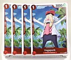 ST21-013 Vegapunk (C) Starter Deck EX: Gear 5 One Piece CCG x4 - Image 1