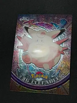 Pokemon Clefable #36 Topps Chrome Base Holo NM - Image 2