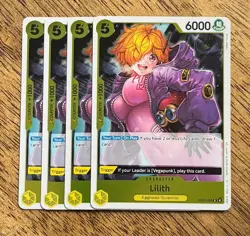 Lilith EB03-058 Extra Booster: One Piece Heroines Edition Foil, X4 (Playset) - Image 1