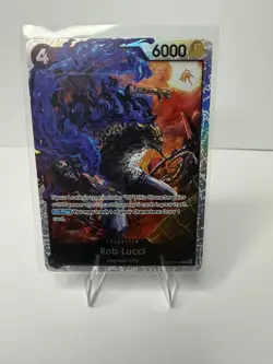 Rob Lucci EB04-048 Super Rare Adventure on Kami's Island One Piece Near Mint - Image 1