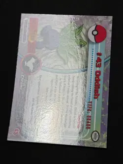 Pokemon Oddish #43 Topps Chrome Base Holo NM - Image 4