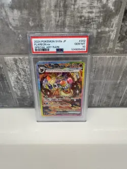 Pokemon TCG Flareon EX Card 202/187 SAR Terastal Festival SV8a PSA 10 - Image 1