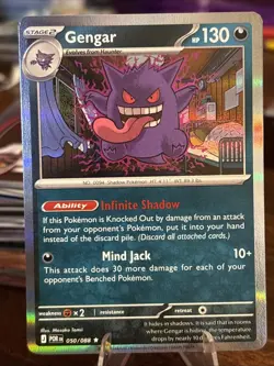 Pokemon Gengar 050/088 Me03: Perfect Order rare Holo card Mint Condition - Image 1