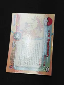 Pokemon Rapidash #78 Topps Chrome Base Holo NM/LP - Image 4
