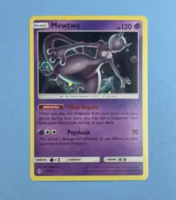Mewtwo With Swirl 75/214 Costco Promo Unbroken Bonds Cosmos Holo Pokemon Card - Image 1