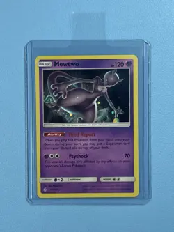 Mewtwo With Swirl 75/214 Costco Promo Unbroken Bonds Cosmos Holo Pokemon Card - Image 3