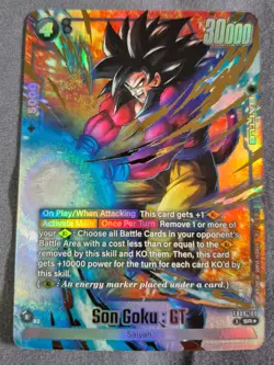 Son Goku : GT FB09-100 Alternate Art SR Dual Evolution Dragon Ball Card English - Image 3