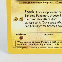 Pokemon TCG Jungle Base Set Pikachu 60/62 Common Card LP+ - Image 5
