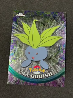 Pokemon Oddish #43 Topps Chrome Base Holo Copy 2 LP - Image 1