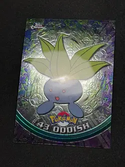 Pokemon Oddish #43 Topps Chrome Base Holo Copy 2 LP - Image 2