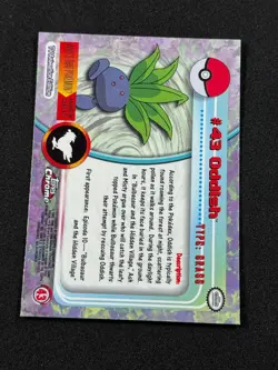 Pokemon Oddish #43 Topps Chrome Base Holo Copy 2 LP - Image 3