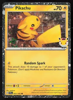 Pikachu (Pokemon Day 2026) Holo Common Miscellaneous Cards & Products 051/162 NM - Image 1