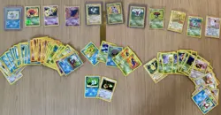 Pokemon TCG Vintage Team Rocket, Base Set, Jungle, Fossil Card Lot - 90+ Cards - Image 1
