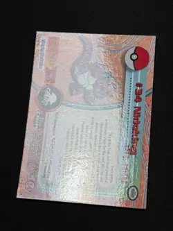 Pokemon Nidoking #34 Topps Chrome Base Holo NM - Image 4