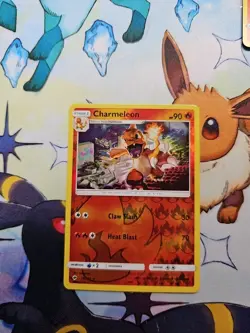 Pokemon Charmeleon Reverse Holo Card 19/147 Sun & Moon Burning Shadows Series - Image 1