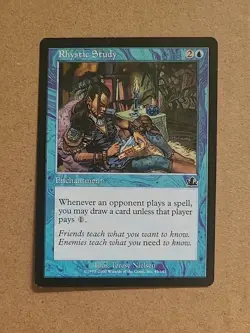 Rhystic Study Prophecy Regular Magic the Gathering MTG Card - Image 1