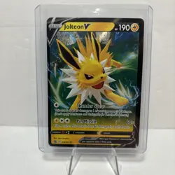 Jolteon SWSH151 Black Star Promo Ultra Holo Rare Sword & Shield Pokemon Card NM - Image 1