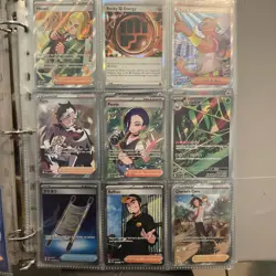 Pokemon Card collection & Binder 90 CARD LOT! IR BASE Pikachu, Promos and Binder - Image 3