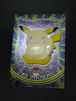 Pokemon Pikachu #25 Topps Chrome Base Holo Copy 2 NM - Image 2