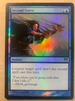 MTG 1x FOIL Second Guess Avacyn Restored Modern Magic the Gathering Card x1 NM - Image 1