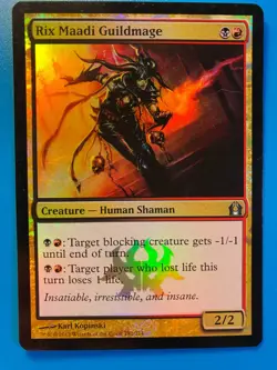 MTG 1x FOIL Rix Maadi Guildmage 192 Return to Ravnica Magic the Gathering x1 NM - Image 1