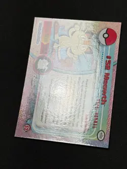 Pokemon Meowth #52 Topps Chrome Base Holo NM - Image 4