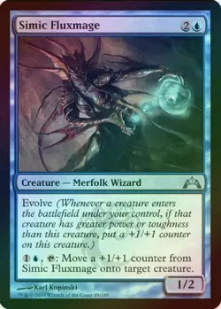 1 x Simic Fluxmage - Foil - Gatecrash - LP - Magic The Gathering - MTG - QXQ01 - Image 1