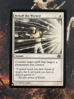 Rebuff the Wicked - MTG The List, NM - Image 1