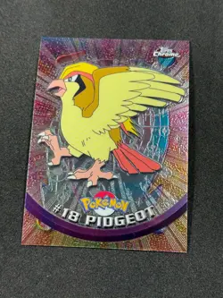 Pokemon Pidgeot #18 Topps Chrome Base Holo Copy 2 NM - Image 1