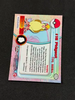 Pokemon Pidgeot #18 Topps Chrome Base Holo Copy 2 NM - Image 3