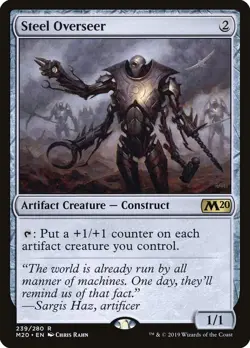 Steel Overseer 239 Rare Core Set 2020 Magic: The Gathering Foil Near Mint - Image 1