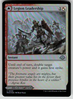 Legion Leadership Foil Uncommon Modern Horizons 3 255 MTG Near Mint 2024 - Image 1