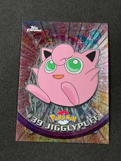 Pokemon Jigglypuff #39 Topps Chrome Base Holo LP - Image 1