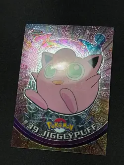 Pokemon Jigglypuff #39 Topps Chrome Base Holo LP - Image 2