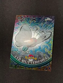 Pokemon Butterfree #12 Topps Chrome Base Holo Copy 2 NM - Image 2