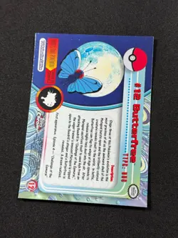 Pokemon Butterfree #12 Topps Chrome Base Holo Copy 2 NM - Image 3