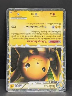 Raichu Prime 83/90 Undaunted Holo Ultra Rare Pokemon TCG Nintendo LP - Image 4