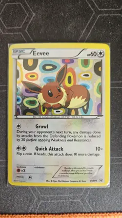 Eevee BW94 Promo Rare Holo Pokemon Card NM - Image 1