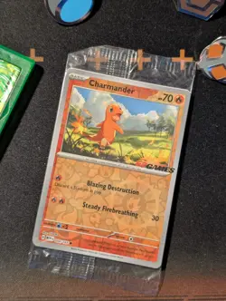 Charmander 004/165 | 151 | EB Games Stamped | Pokemon TCG | Unopened - Image 1