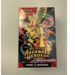 Pokemon Mega Evolution Ascended Heroes Booster Bundle Box 6 Packs - Image 1
