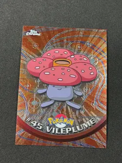 Pokemon Vileplume #45 Topps Chrome Base Holo NM - Image 1