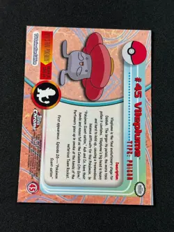 Pokemon Vileplume #45 Topps Chrome Base Holo NM - Image 3