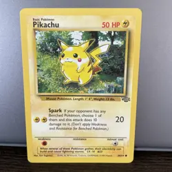 Pikachu Jungle Set 60/64 Common Pokemon Card Unlimited Edition MP - Image 1