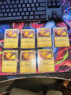 Pikachu 051 /162 Stamped 2026 Pokemon Day Promo TCG - 7 Cards! - Image 2