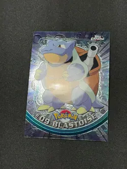 Pokemon Blastoise #09 Topps Chrome Base Holo NM - Image 2