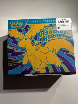 Pokemon TCG Mega Evolution Ascended Heroes Elite Trainer Box Dragonite Zekrom - Image 1