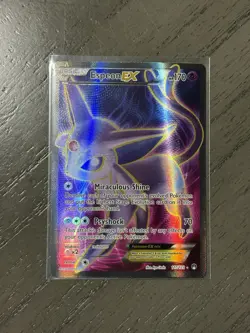 Pokemon TCG Espeon EX Holo Full Art Ultra Rare Card 117/122 XY Breakpoint - Image 1