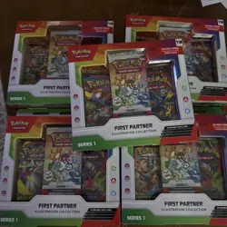 Pokemon TCG: First Partner Illustration Collection Box | SEALED X5 fast ship - Image 1