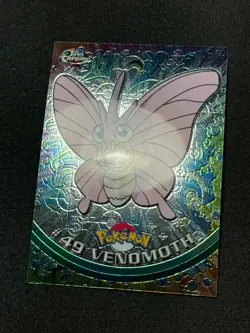 Pokemon Venomoth #49 Topps Chrome Base Holo NM - Image 2