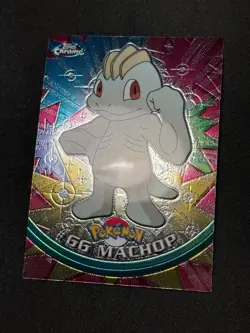 Pokemon Machop #66 Topps Chrome Base Holo NM - Image 2